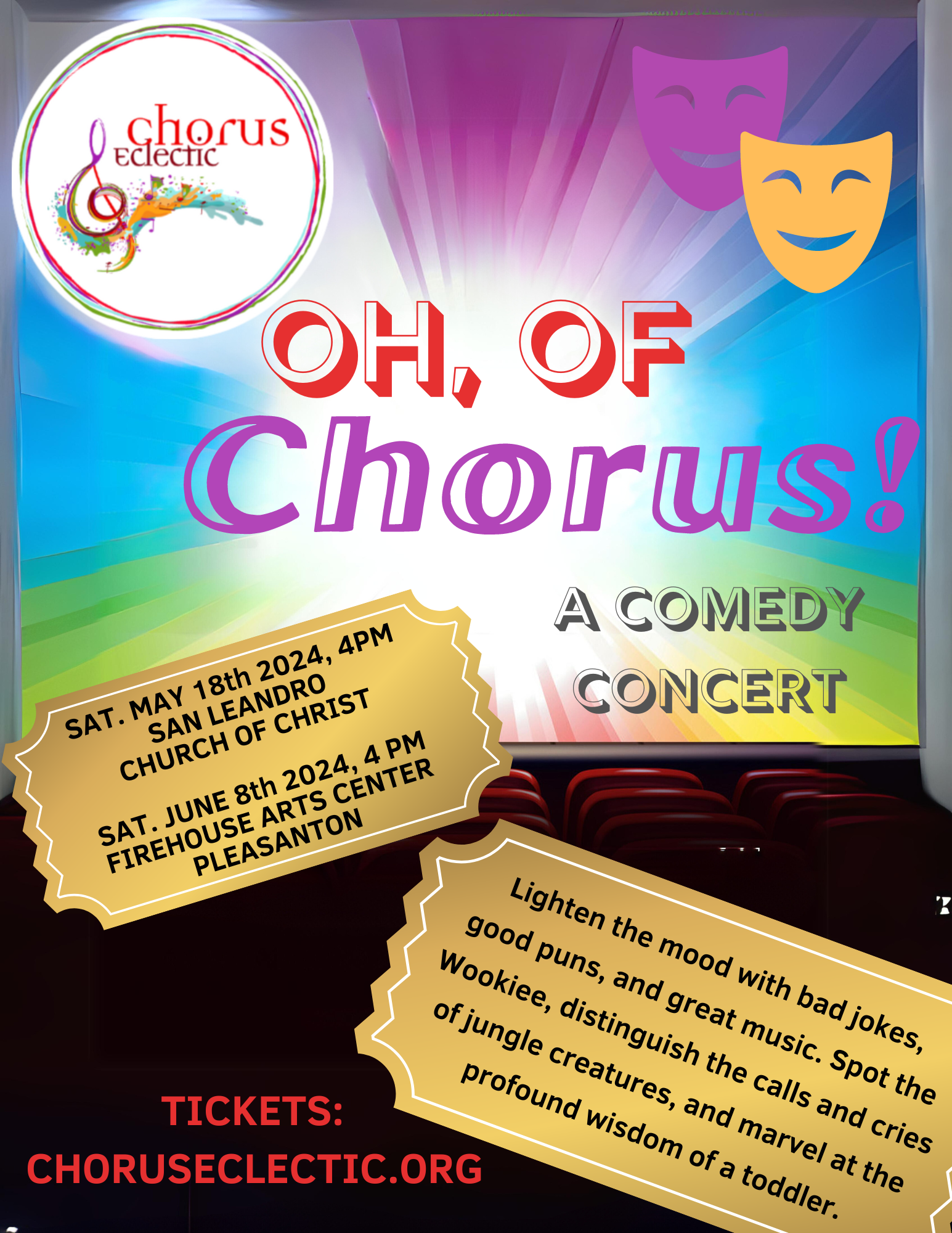 'oh, Of Chorus!' Concert At The Firehouse Art Center, Pleasanton 